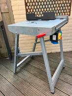 Zaagtafel wolfcraft variotec ook voor bovenfrees, Doe-het-zelf en Verbouw, Werkbanken, Ophalen, Zo goed als nieuw, Inklapbaar