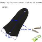 Trussrod cover ebony wood taylor stijl, Moku Custom Guitars, Nieuw, 4613CB, Ophalen of Verzenden