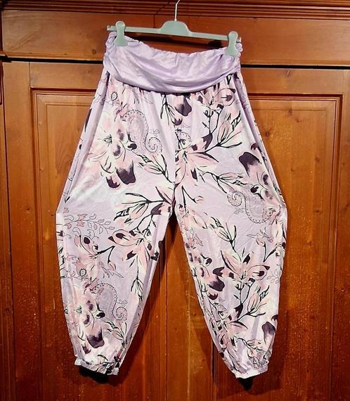 stretch harembroek lila One Size, Kleding | Dames, Grote Maten, Nieuw, Broek of Spijkerbroek, Ophalen of Verzenden