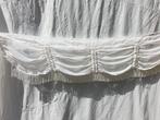 Mooie witte vitrage 35 cm lang 240 breed, 200 cm of meer, ., Wit, Ophalen of Verzenden