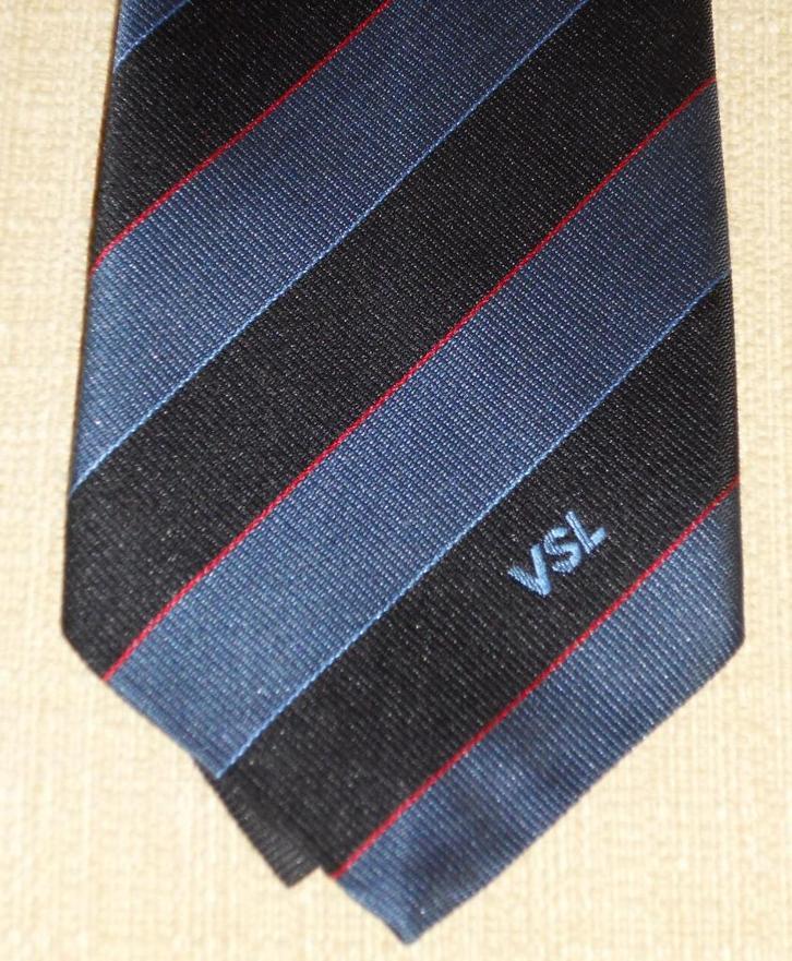 VSL stropdas Verenigd Streekvervoer Limburg openbaar vervoer, Verzamelen, Merken en Reclamevoorwerpen, Nieuw, Gebruiksvoorwerp