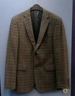 McGregor colbert bruin /blauw geruit wollig mt F98 M-L 37278, Bruin, ., Ophalen of Verzenden, Zo goed als nieuw