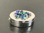 Pillendoosje met steentjes 4/3 cm, Ophalen of Verzenden, Zo goed als nieuw