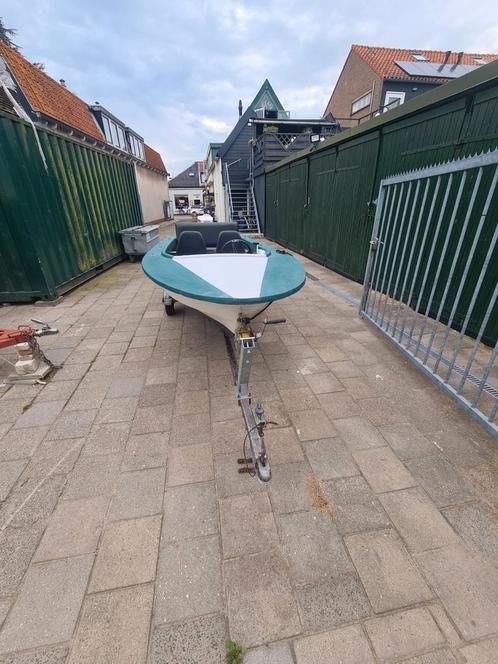 Mooie speedboot 25pk, Watersport en Boten, Vis- en Consoleboten, Zo goed als nieuw, 10 tot 30 pk, 3 tot 6 meter, Benzine, Buitenboordmotor