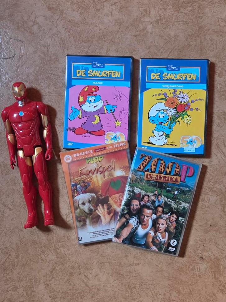 Kinder Pakket: Smurfen, Plop, Zoop dvds + Iron Man Pop, Cd's en Dvd's, Dvd's | Kinderen en Jeugd, Gebruikt, Film, Avontuur, Boxset