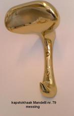 messing kapstokhaak wandhaak Mandelli, Huis en Inrichting, Woonaccessoires | Kapstokken, Wandhaken, -, -, Nieuw