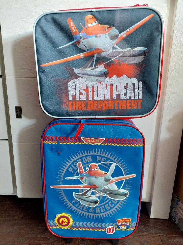 Disney Planes Dusty Trolley kinder koffer set kind, Sieraden, Tassen en Uiterlijk, Koffers, Zo goed als nieuw, Hard kunststof