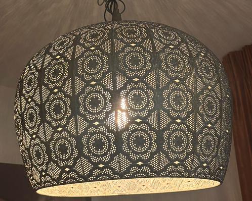 Prachtige oosterse hanglamp - metaal D40/55cm, Huis en Inrichting, Lampen | Kroonluchters, Zo goed als nieuw, Metaal, Ophalen of Verzenden
