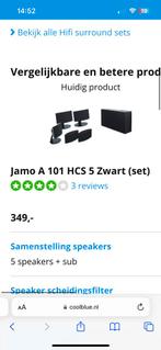 Jamo a101+ sub210 - aktieve 5.1 home cinema set design, Overige merken, 70 watt of meer, Ophalen of Verzenden, Zo goed als nieuw