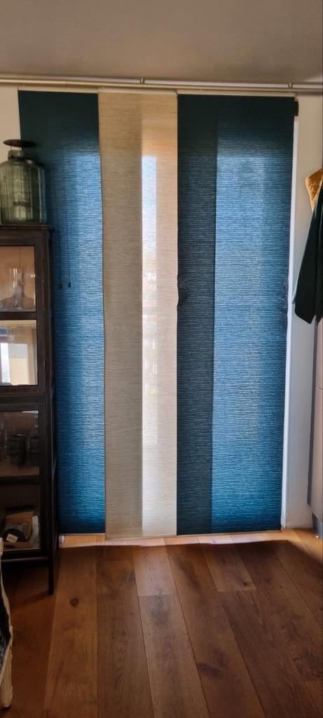Kvartal paneelgordijnen gordijnrails ikea incl panelen, Huis en Inrichting, Stoffering | Gordijnen en Lamellen, Gebruikt, 200 cm of meer