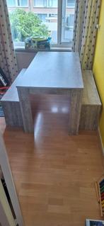 Tafel met 2 banken, Ophalen, Gebruikt, 50 tot 100 cm, Vijf personen of meer