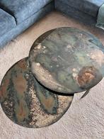 Light & Living Salontafel Set, Huis en Inrichting, Tafels | Bijzettafels, Minder dan 45 cm, Metaal of Aluminium, Rond, Ophalen of Verzenden