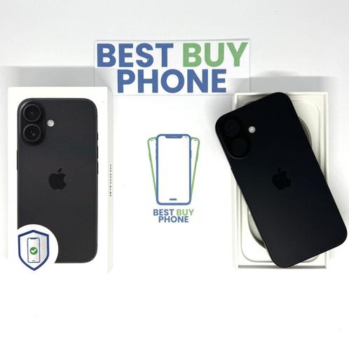 iPhone 16 256GB zwart /100% batt /krasvrij /garantie, Telecommunicatie, Mobiele telefoons | Apple iPhone, Zo goed als nieuw, 256 GB