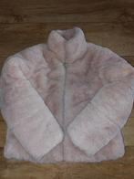 Fluffy jas (licht roze) maat 134, Ophalen of Verzenden, Zo goed als nieuw, Meisje, Jas