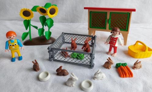 Playmobil 3075 Konijnenhok, Kinderen en Baby's, Speelgoed | Playmobil, Gebruikt, Complete set, Ophalen of Verzenden