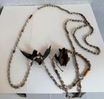 Tribale ketting Papoea Nieuw-Guinea klei/bot, Ophalen of Verzenden