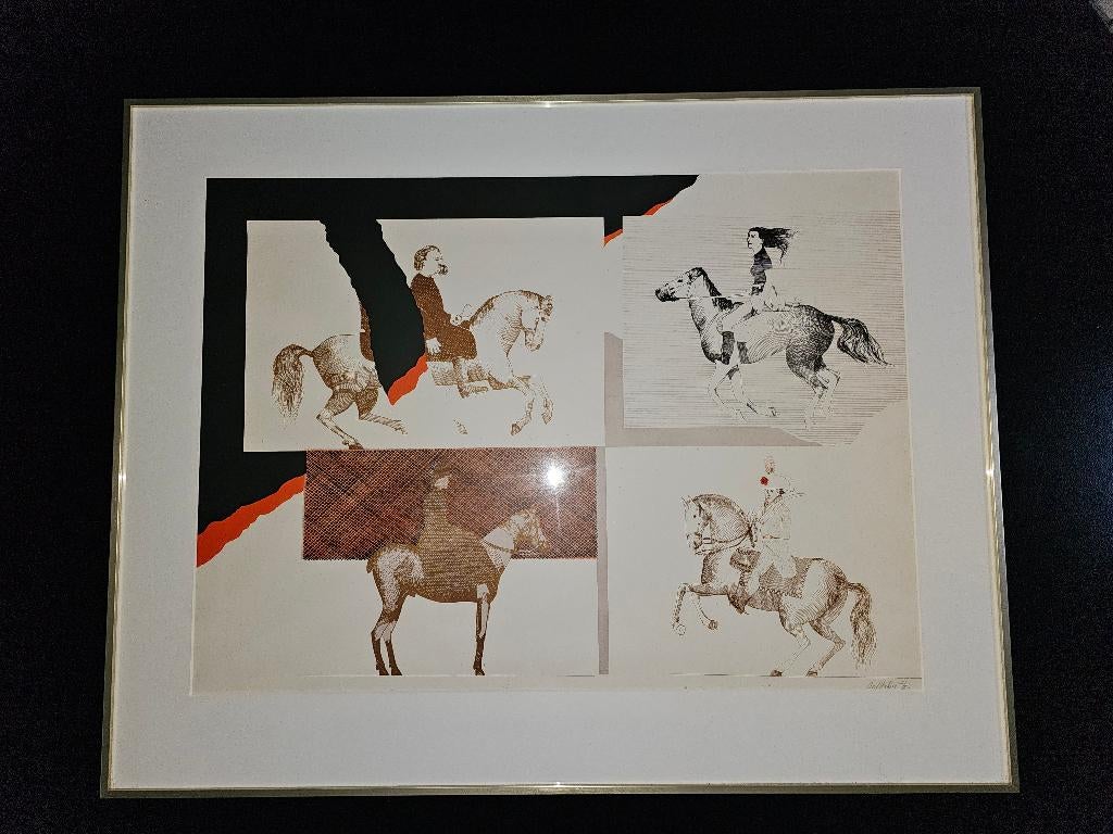 Origineel Groot werk Aat Verhoog, Antiek en Kunst, Ophalen