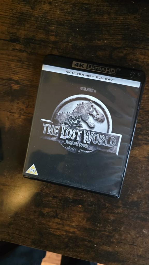The Lost World Jurassic Park 4K Ultra HD + Blu-ray, Cd's en Dvd's, Blu-ray, Ophalen of Verzenden, Zo goed als nieuw, Science Fiction en Fantasy