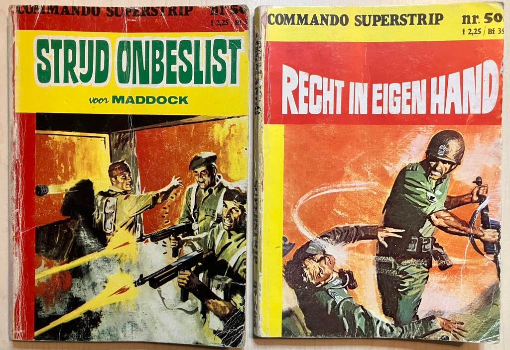 2x Commando Superstrip, nr 507+508, Meerdere stripboeken, Ophalen of Verzenden, Gelezen