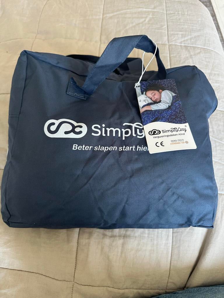 Simply Cosy Verzwaringsdeken Kind 2.5kg met Dinohoes, Ophalen, Zo goed als nieuw, 100 cm of meer, Deken
