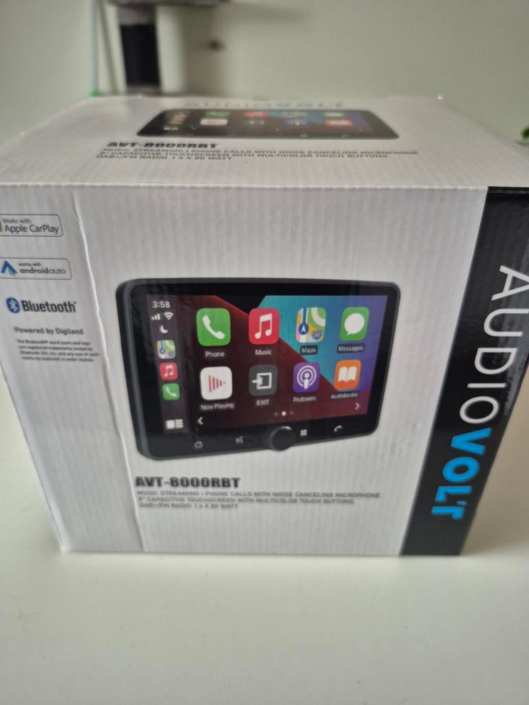 Audiovolt avt 8000rbt, Auto diversen, Autoradio's, Ophalen, Zo goed als nieuw