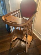 Antieke 1930s kinderstoel/tafeltje - opklapbaar, Ophalen of Verzenden, Gebruikt, Inklapstoel, Gordel(s)