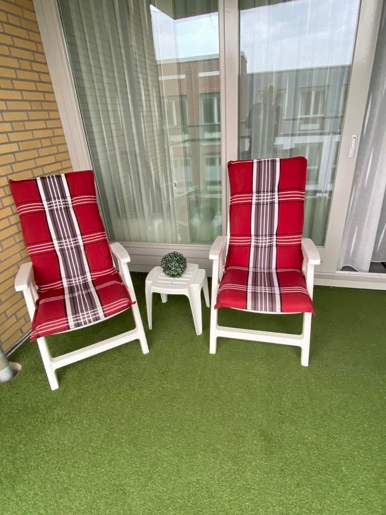 2 stuks tuinstoelen, Kettler Palermo, Tuin en Terras, Tuinstoelen, Ophalen, Gebruikt, Kunststof