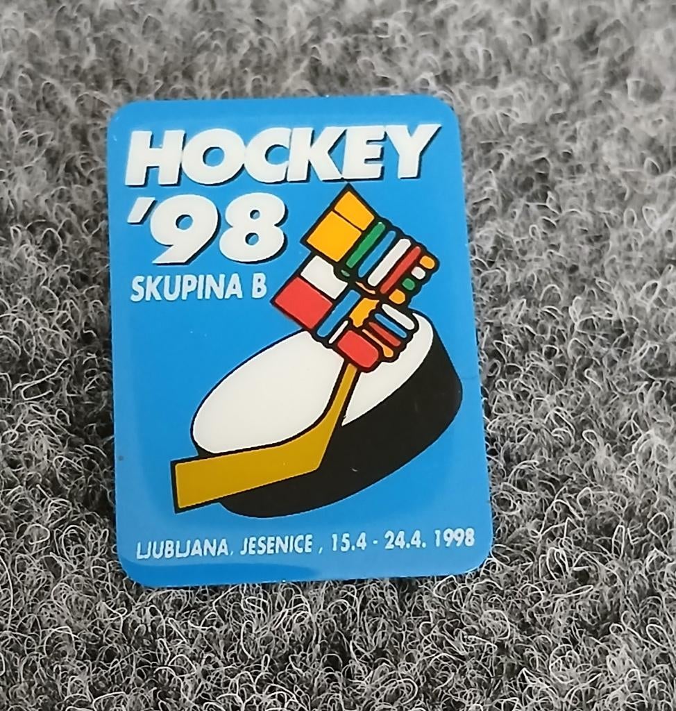 Hockey '98 Skupina B Ljubljana Jesenice, 15.4 - 24.4 1998, Ophalen of Verzenden, Gebruikt, Overige typen