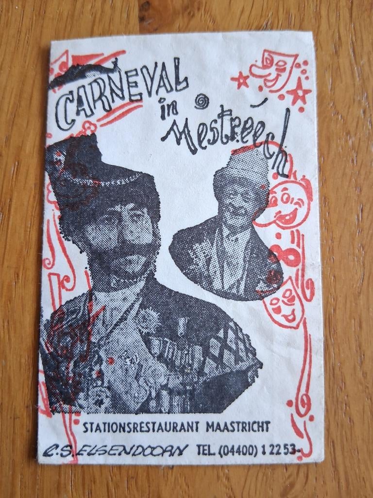Suikerzakje #662 Carneval in Mestreech Maastricht, Verzamelen, Verzenden, Nederland