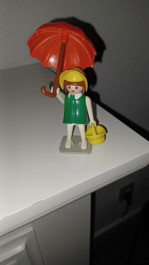 Playmobil 3345 vrouw met paraplu western vintage, Kinderen en Baby's, Speelgoed | Playmobil, Ophalen of Verzenden, Gebruikt