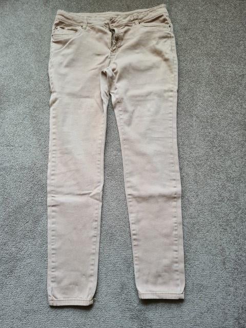 Spijkerbroek beige maat 32/32, Kleding | Dames, Spijkerbroeken en Jeans, Overige kleuren, Ophalen of Verzenden, Zo goed als nieuw