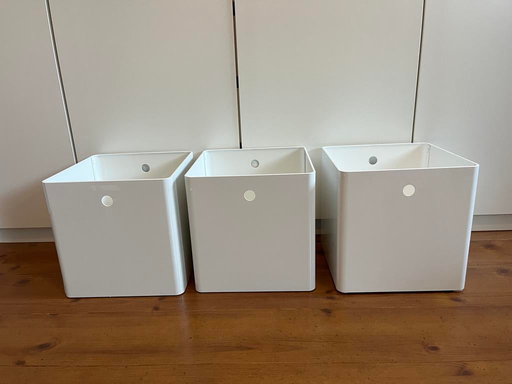 5 STUKS - IKEA Kuggis bak zonder deksel, 30x30x30 cm, Ophalen of Verzenden, Gebruikt, Vierkant, Kunststof
