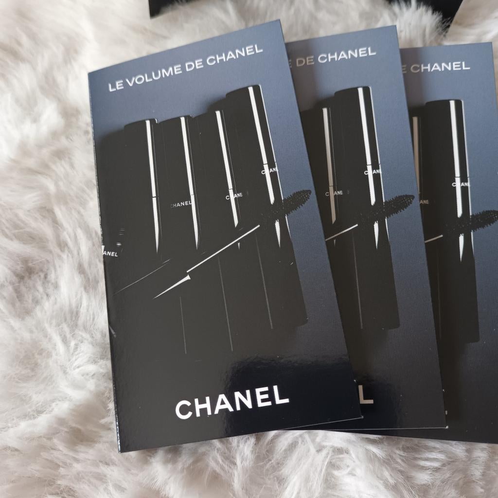 CHANEL le volume zwarte mini mascara...4 stuks..nieuw, Ophalen of Verzenden, Nieuw, Zwart, Ogen
