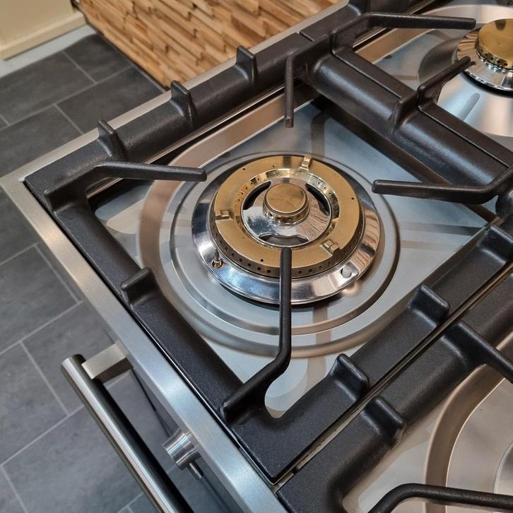 🔥Luxe Fornuis Boretti 120cm antraciet + rvs 7 pits Frytop, Niet ingevuld, 60 cm of meer, Niet ingevuld, Ophalen of Verzenden