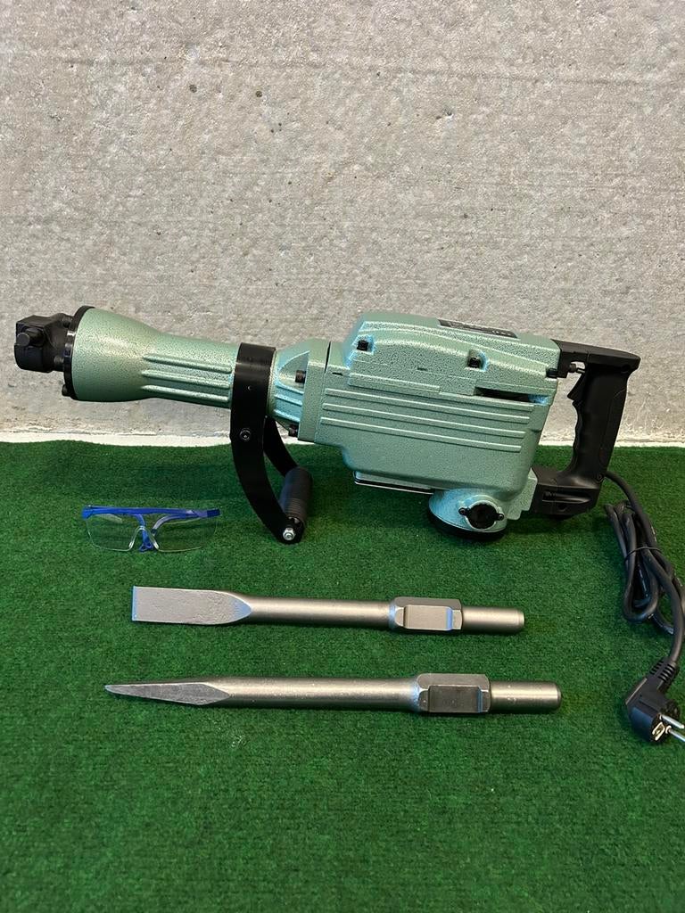 Nieuwe professionele 2200 watt sloophamer met 2 bijtels, Doe-het-zelf en Verbouw, Gereedschap | Handgereedschap, Nieuw, Ophalen