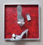 == collage ==gesigneerd== de zilveren schoentjes ==, Ophalen