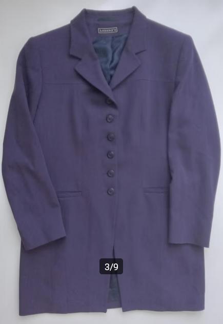Lanaby's lang donkerpaars colbert, maat 44, Kleding | Dames, Oosterveldweg 15, 7274 DZ, Verzenden, Paars, Maat 42/44 (L)
