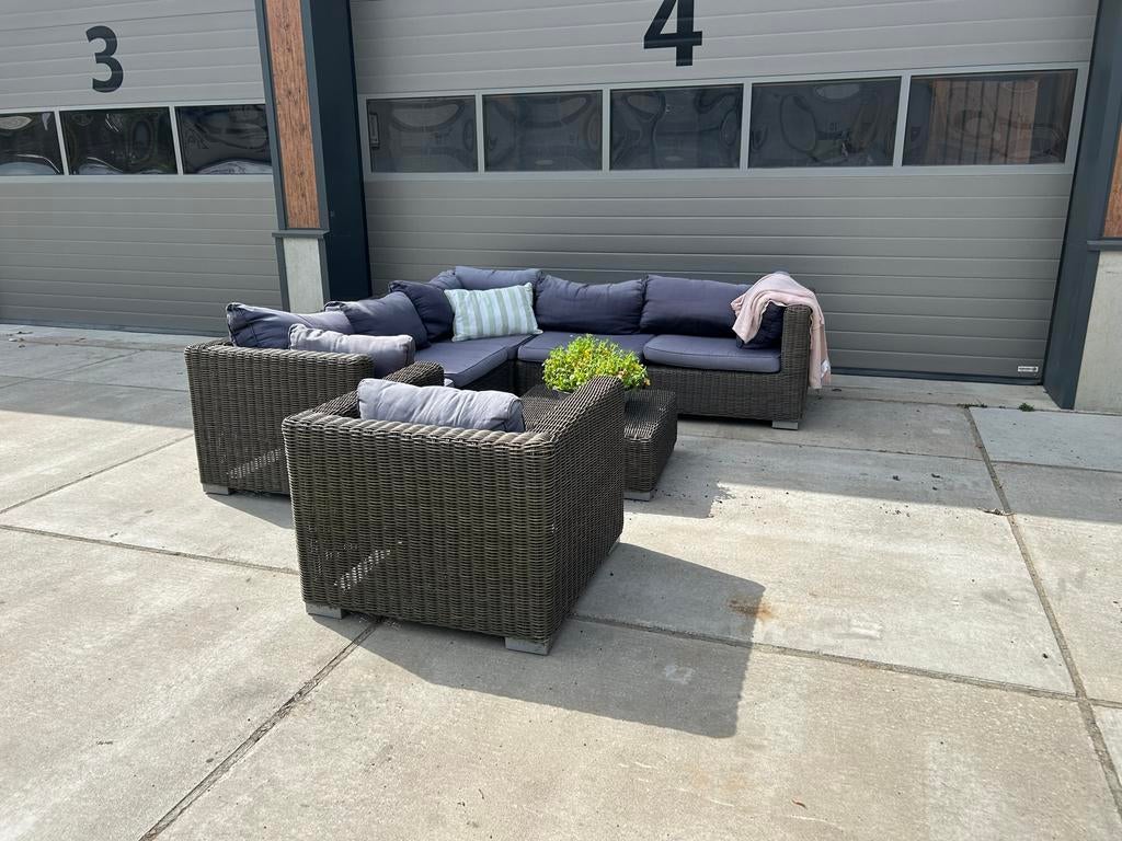 Leuke hoekloungeset in goede staat, 5 zitplaatsen, Bank, ., Ophalen of Verzenden