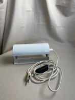 Vintage wit metalen bedlampje wandlampje jaren 80-90, Ophalen of Verzenden, Gebruikt, Metaal, Jaren 80-90