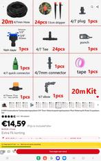 Irrigatie druppel systeem, Ophalen of Verzenden, Nieuw