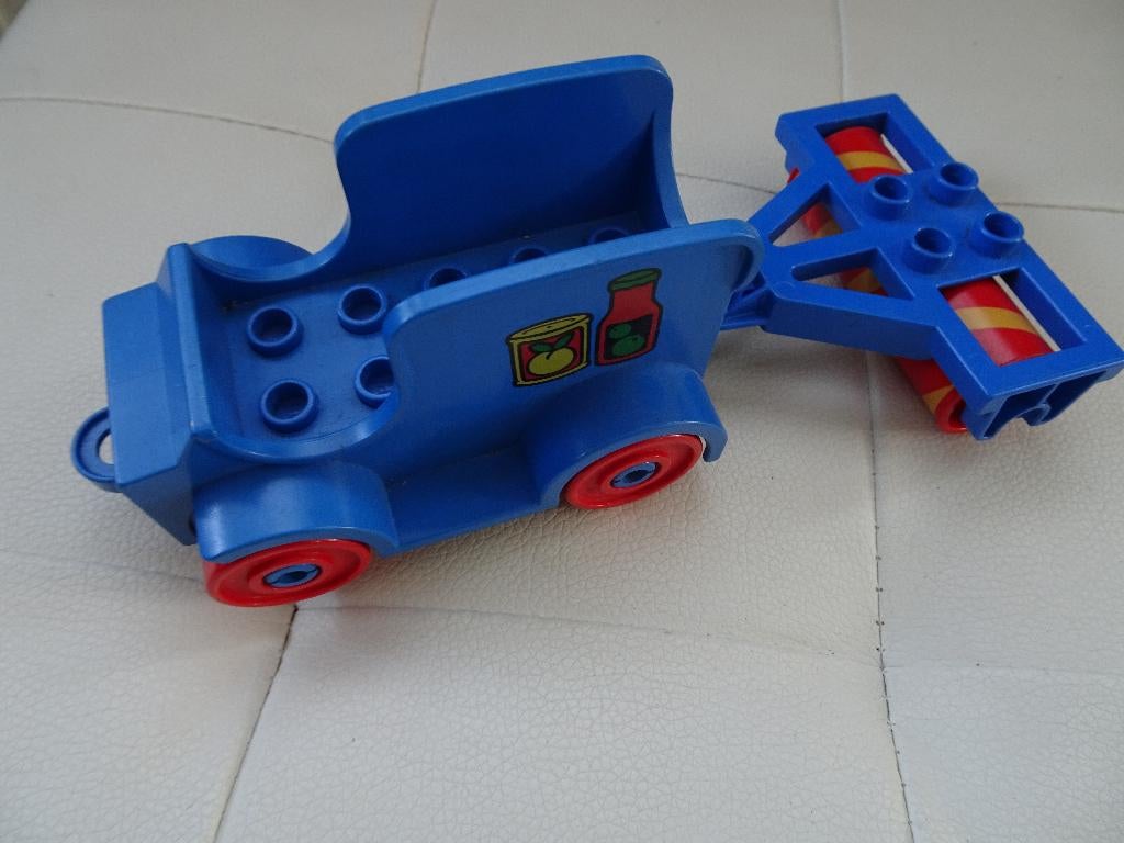 duplo auto met wals 6,=, Ophalen of Verzenden, Zo goed als nieuw, Duplo
