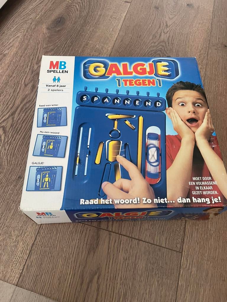 Galgje spel, Ophalen, Zo goed als nieuw