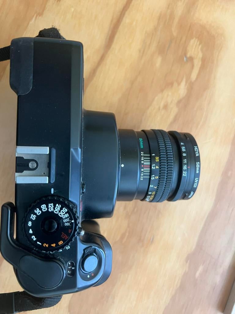 Mamiya 7II met 80mm lens, Ophalen of Verzenden, Gebruikt, Spiegelreflex, Overige Merken