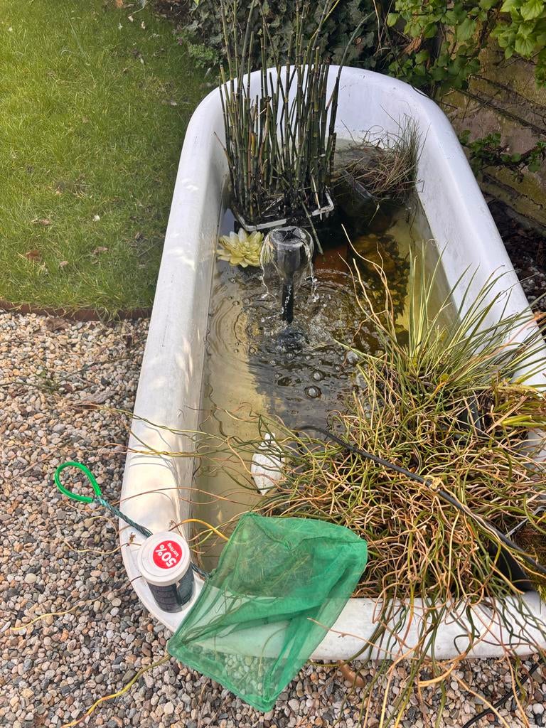 Bad op pootjes, gebruikt als vijver, Tuin en Terras, Vijvers, Ophalen, Gebruikt