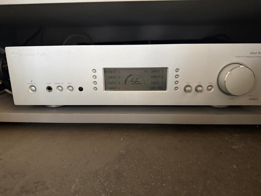 Cambridge Audio Azur 840A Class XD Integrated Amp - Zilver, Audio, Tv en Foto, Tuners, Zo goed als nieuw, Ophalen of Verzenden
