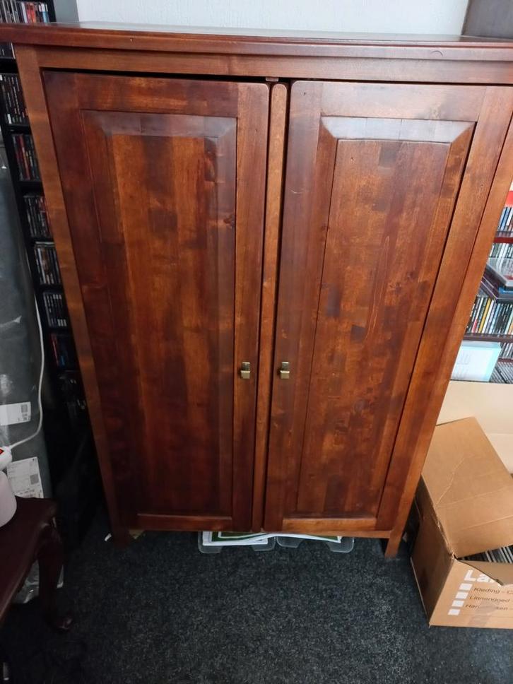 Houten computerkast, Huis en Inrichting, Kasten | Overige, Gebruikt, Ophalen