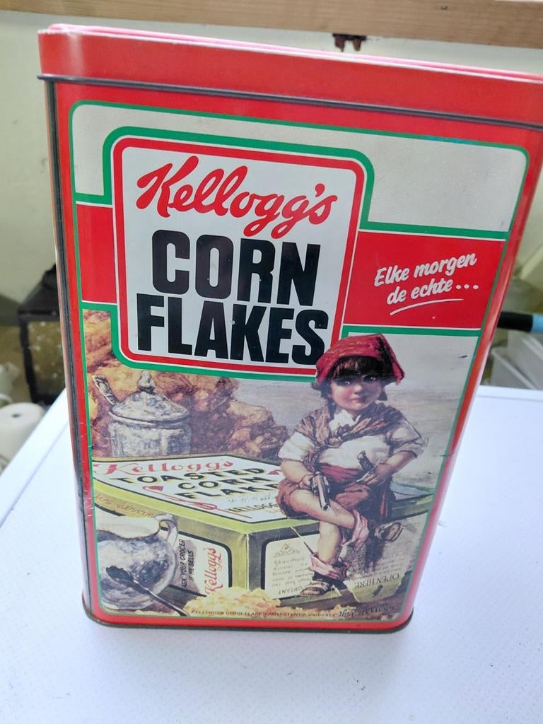 Kellogg's Corn Flakes blik, Verzamelen, Blikken, Ophalen of Verzenden