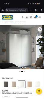 IKEA Pax Schuifdeur Hasvik Wit 150x200 cm, Ophalen, Overige materialen, 200 cm of meer, 150 tot 200 cm