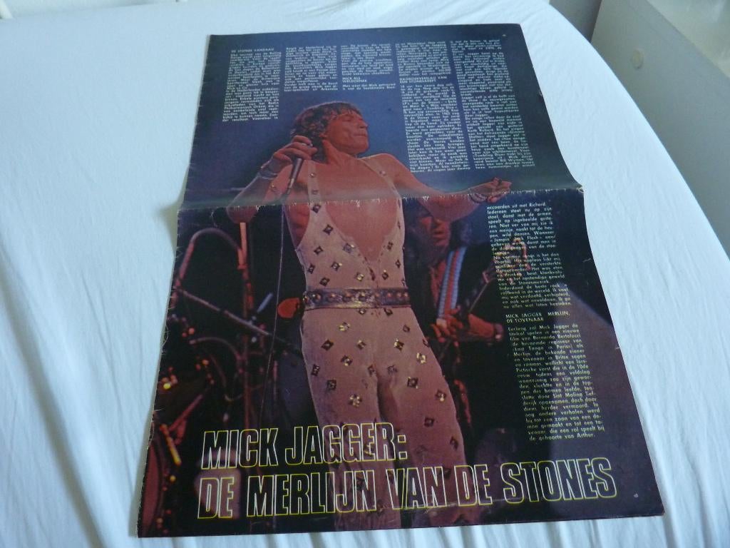 HITPOSTER CHI COLTRANE /MICK JAGGER, Verzenden, Zo goed als nieuw, A1 t/m A3, Film en Tv