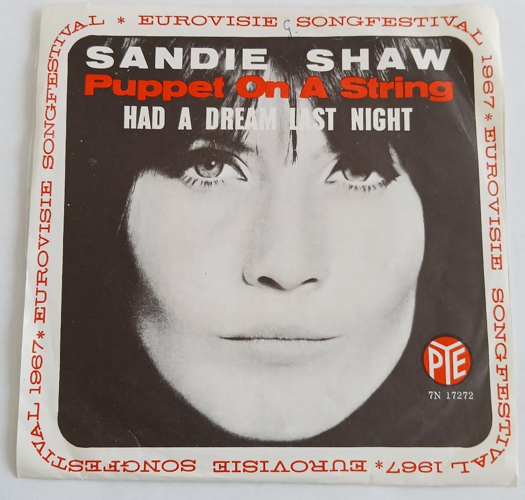 Sandie Shaw - Puppet on a string, Cd's en Dvd's, Vinyl Singles, Ophalen of Verzenden, Gebruikt, Pop, Single